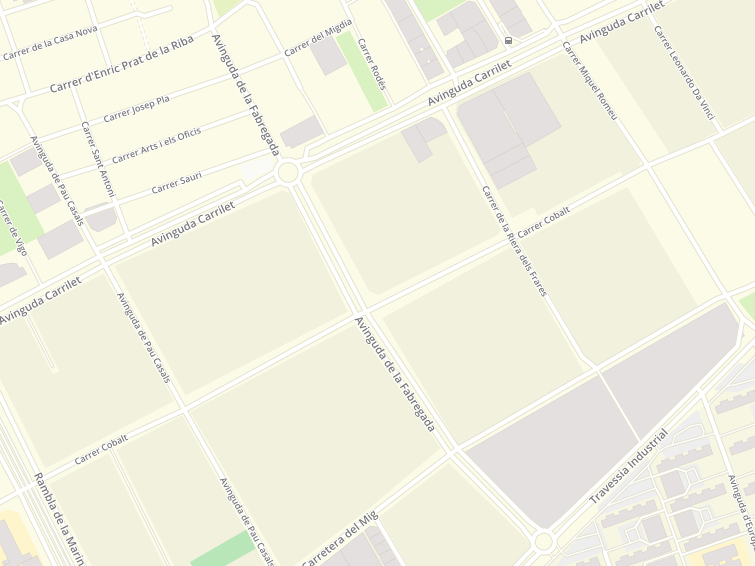 Avenida Fabregada, L'Hospitalet De Llobregat, Barcelona, Cataluña, España